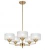 MORENO 5 LIGHT ANTIQUE GOLD PENDANT